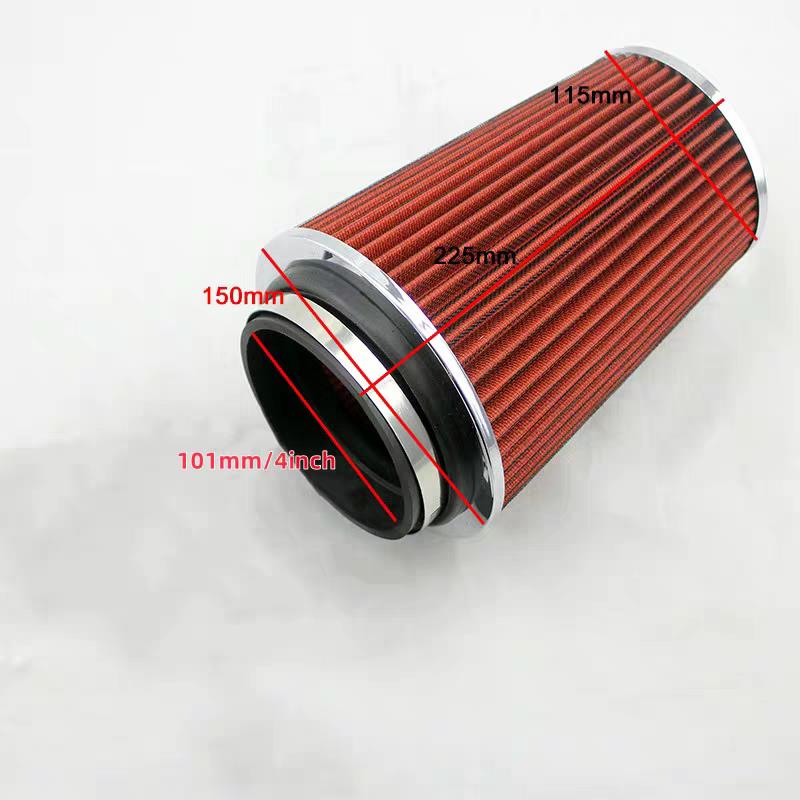 60,65,70,76,90MM Flow Cold Air Intake Filter Universal Induction Kit Car Accessories Vehicles Air Filters Sport Power Mesh Cone Air Filters 7