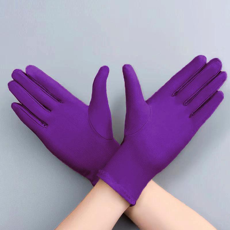 Легкие эластичные перчатки Four Seasons для защиты от солнца для мужчин и женщин - Тонкие перчатки для вождения и для выступлений