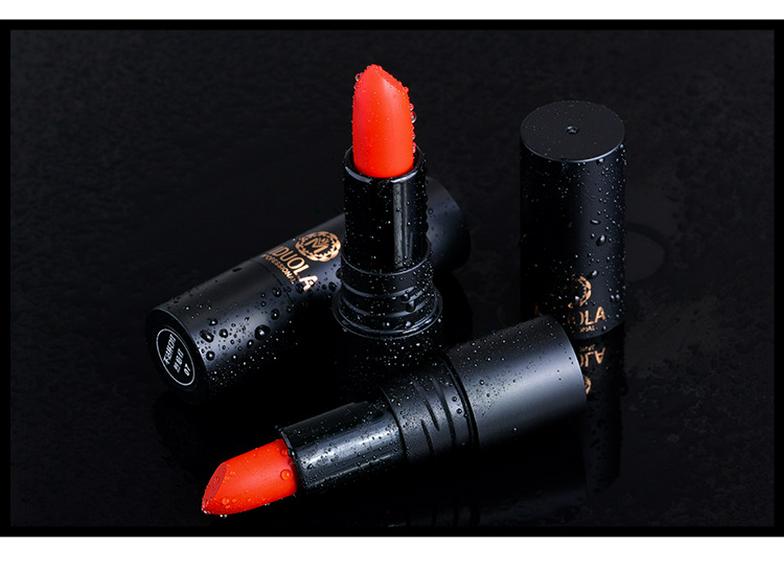 Помада Midora Velvet Matte Lipstick — стойкая, устойчивая к пятнам, увлажняющая, туманно-лилового оттенка для студентов.
