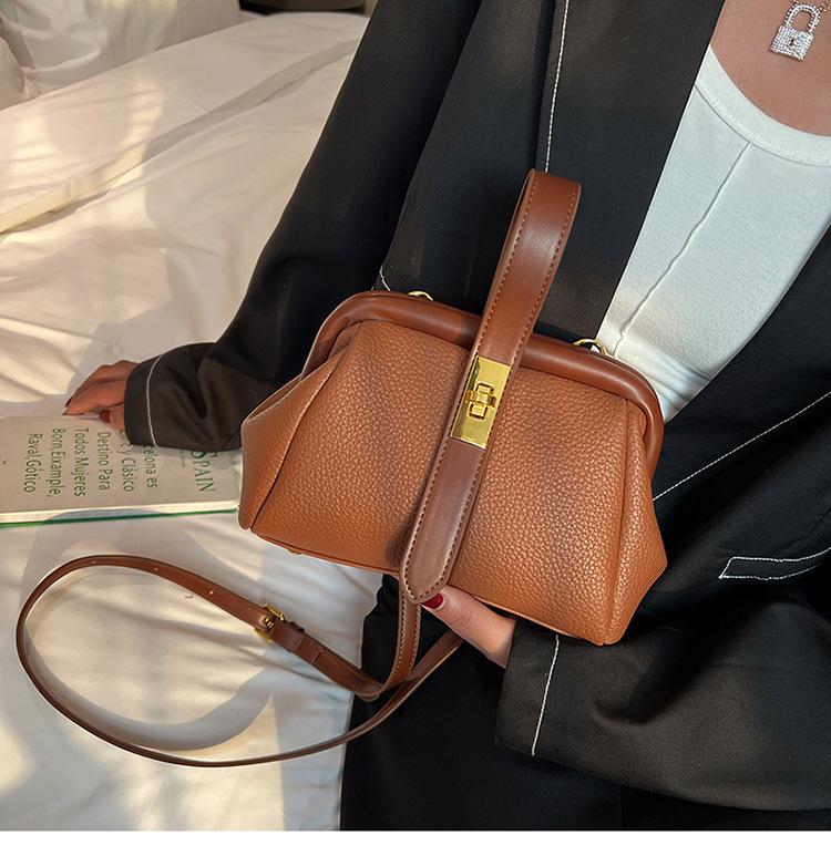 Сумка женская сумка 2022 модная новая сумка с рисунком личи модная универсальная сумка через плечо