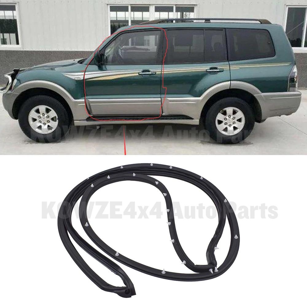 Резиновая уплотнительная полоса для двери Mitsubishi Montero Pajero 3 4 MK3 MK4 V73 V75 V77 V78 V93 V97 V98 Проем двери автомобиля Внешний уплотнитель