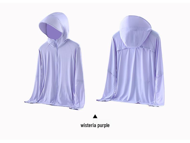 Унисекс куртка с защитой от солнца UPF50+ из ледяного шелка - Дышащая, с защитой от УФ-лучей, Тонкая экипировка для велоспорта