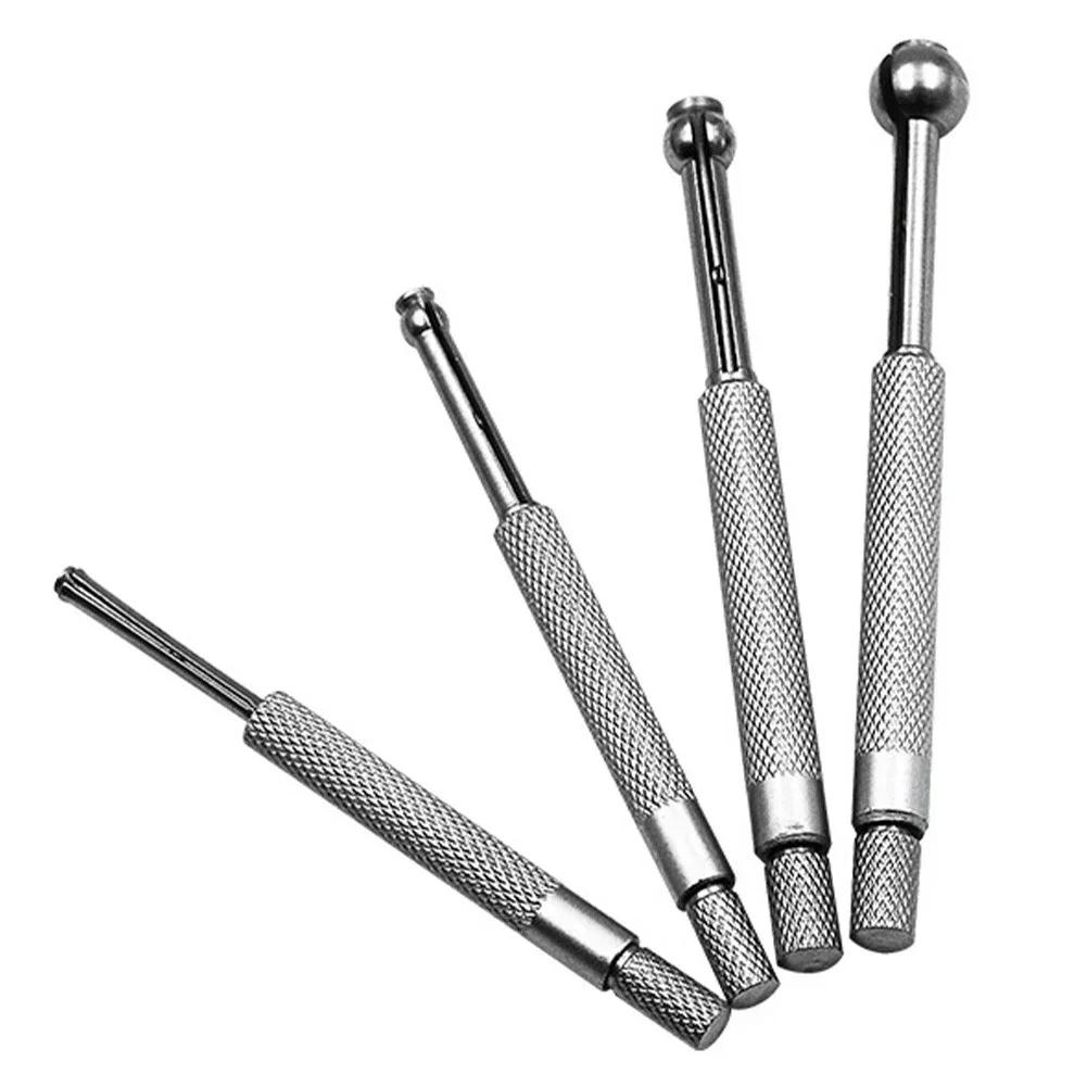 Adjustable Inner Diameter Gauge Kit 4pcs for Measuring Small Holes and Grooves Compatible with Micrometers and Calipers