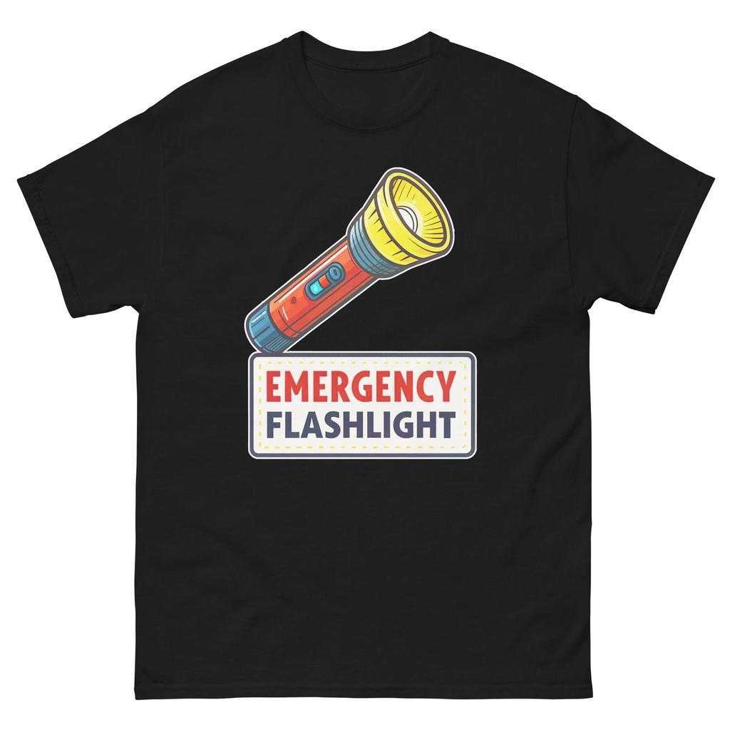 Emergency Flashlight Nightclub Bar Nightlife Party T-Shirt