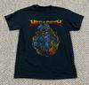 Редкая футболка Megadeth Vic Rattlehead, Унисекс Черная хлопковая футболка, Размер S-5XL Унисекс футболка
