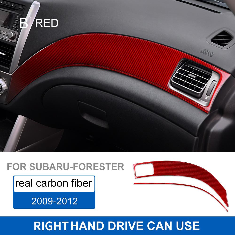 Наклейка на интерьер в стиле карбона для Subaru Forester 2009 2010 2011 2012 Панель интерьера