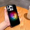 Мультяшный теплый чехол для телефона S-Steven U-Universe для iPhone17,16,15,14,13,12,11,Pro,MAX Белый матовый противоударный чехол