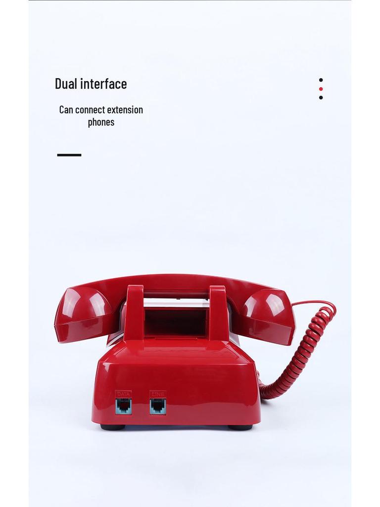 Ретро телефон-автомат с вставкой для карточек для дома и офиса