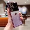 Gradient Heart Glitter Case Love For Iphone 15 14 13 Pro Samsung Galaxy S24 Ultra S22 Plus S23 Fe A54 A14 A24 A23 A53 A52 A13 Soft Cover Cases