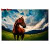 Vintage Horses Plaque Metal Tin Sign Retro Bar Home Farmhouse Decor Animal Steed Art Posters Wall Sticke