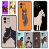For Xiaomi Mi 13 12T 12 Lite 11 Ultra 10T 11X 11T Pro 9T Phone Case The Great Beauty Horse Poco X3 NFC X4 F3 F4 M3 M4 5G Cover