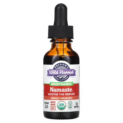 Oregon's Wild Harvest, Biodynamic, Намасте, Вишня, Лаванда, 1 жидкая унция (30 мл)