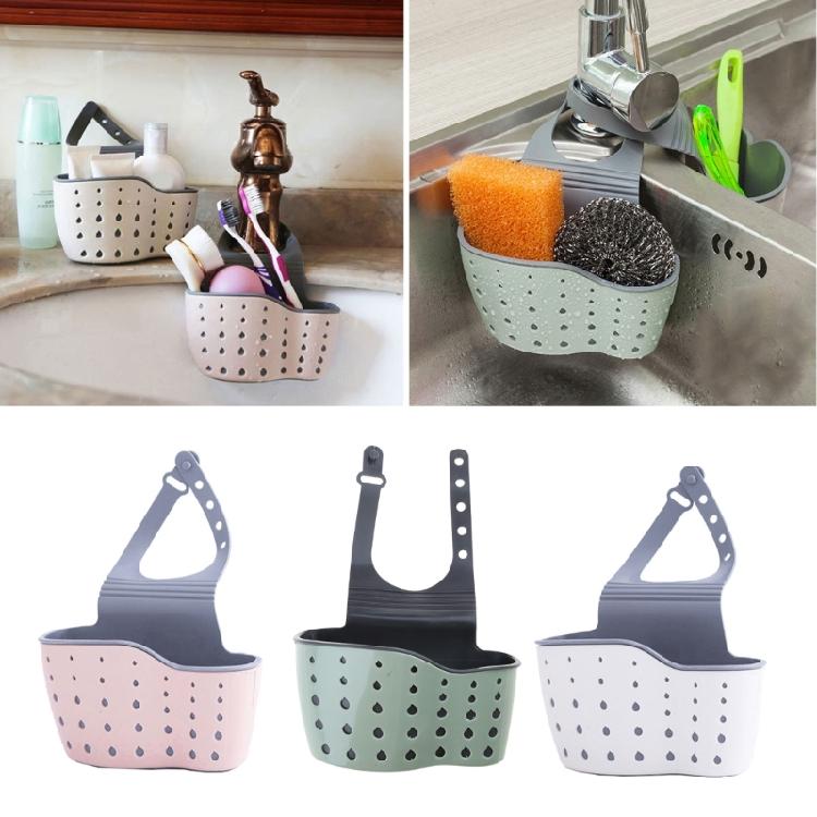 Multi Purpose Kitchen Sink Hanging Basket Hygienic Drain Basket for Kitchen and Bathroom with Adjustable Hanging Designs