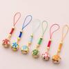 Cloisonn É Hollowed Out Flower Ball DIY Antique Butterfly Pet Pendant Hanging Rope Bell