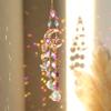 14.6-15.7 Inch Crystal Decorative Pendant Crystal Sun Catchers Hangable Crystal Sun Catcher  Office