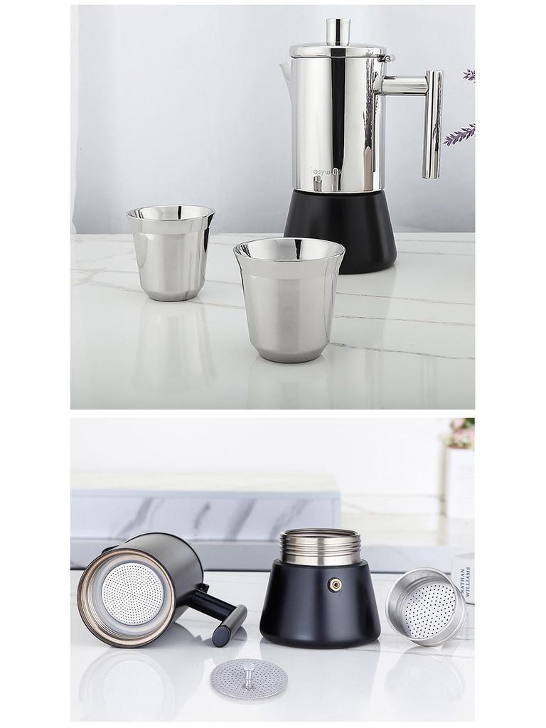 Кофеварка Мока Easyworkz из нержавеющей стали для индукционных плит