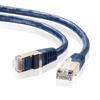 SANWA SUPPLY CAT7 LAN Cable RJ45 Navy Blue (0.4m) 10Gbps/600MHz KB-T7-004NVN