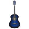 8 Piece Classical Guitar Set for Beginners Blue 3 4 Size (36 )
