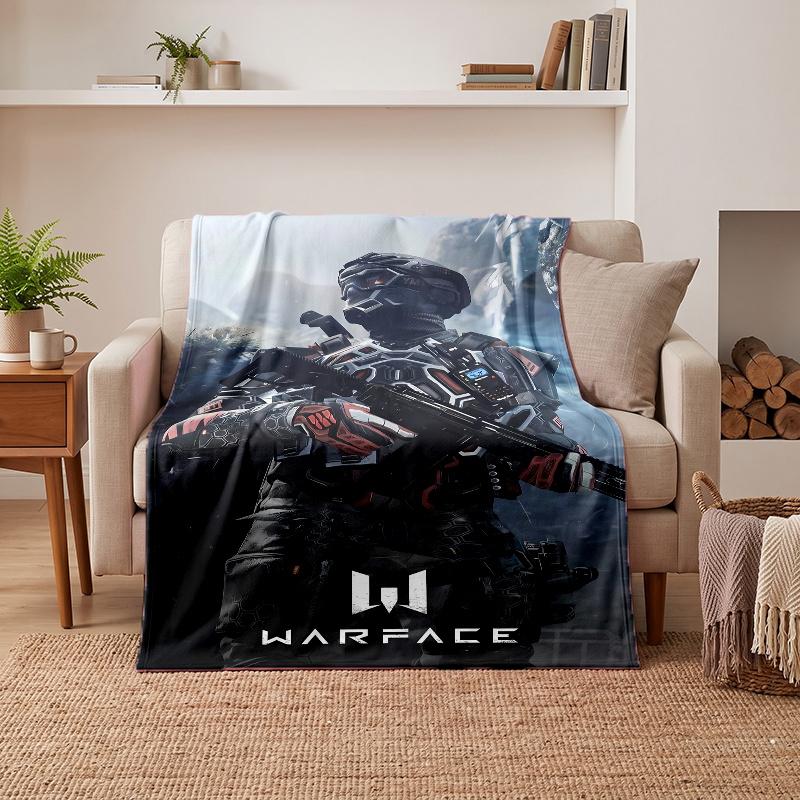 Warface (28) Мягкие теплые фланелевые одеяла Удобное одеяло для домашнего декора Подарки