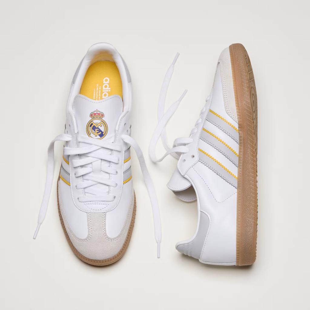 JQ4038 Реал Мадрид A adidas Originals Samba 2025-2026 Белый Gum (Мужской)