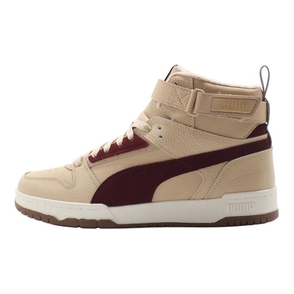 Puma Rbd Game Удобные Универсальные Высокие Повседневные Кроссовки Унисекс Хаки 387604-05