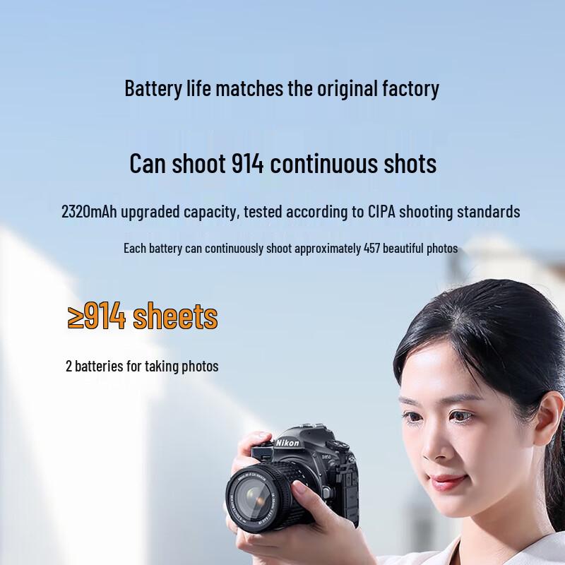 llano EN-EL15C Compatible Camera Battery for Nikon Z Series/D850 CN plug (adapter included)