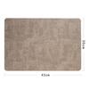 PU leather placemat, Nordic Japanese cloth-patterned Western placemat, hotel square dining table mat, thickened and waterproof