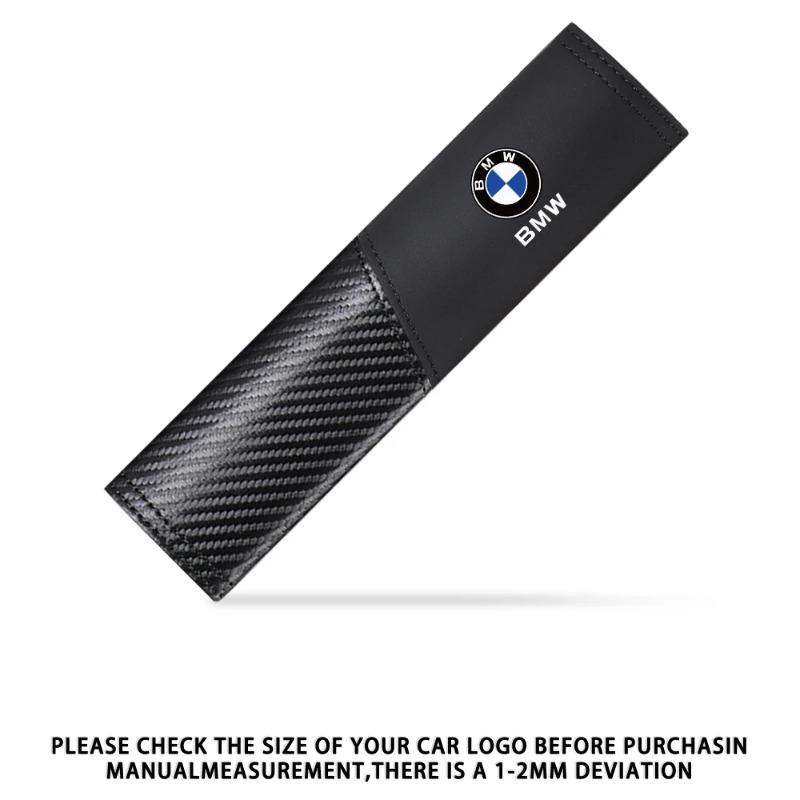 2 шт. Чехлы на ремень безопасности из углеродного волокна, автомобильная накладка на плечо, ремень безопасности для BMW E46 E90 E60 F30 E87 E36 F20 E92 Serie 1, автомобильные аксессуары