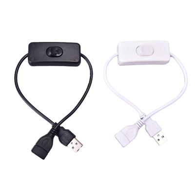 28 см USB-кабель с переключателем включения/выключения, удлинитель для USB-лампы, USB-вентилятора