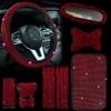 Set Stylish 8piece Car Steering Wheel Cover With Full Embellishments Diamond