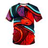 Summer Animal Snake Head Round Neck T-shirt 3D Digital Print Top Loose Casual Men's Short Sleeve Tee Shirts