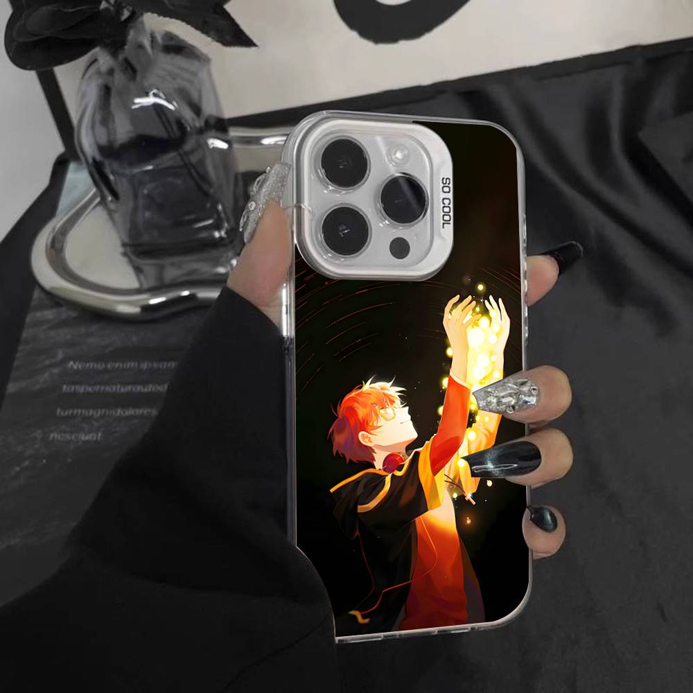 707 Luciel M-Mystic M-Messenger For iPhone 17,16,15,14,13,12,11,Mini,Pro,E,SE4,XS,MAX White Shockproof Candy Matte Cover