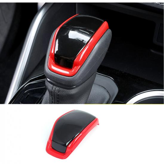 Gear Shift Knob Cover Trim Red& Black For Toyota Grand Highlander RAV4 Venza