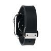Adeo Ремешок для Apple Watch Galaxy Watch из полиуретана с раскладывающейся пряжкой Черный
