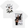 Singer Tini Stoessel Album pure cotton  Print Shortsleeved top Men Women Fashion Aesthetic Vintage Tshirt Male Streetwear