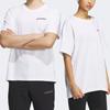 Adidas Футболка унисекс с коротким рукавом и принтом букв Terrex, свободная, для спорта на открытом воздухе, белая IB8693
