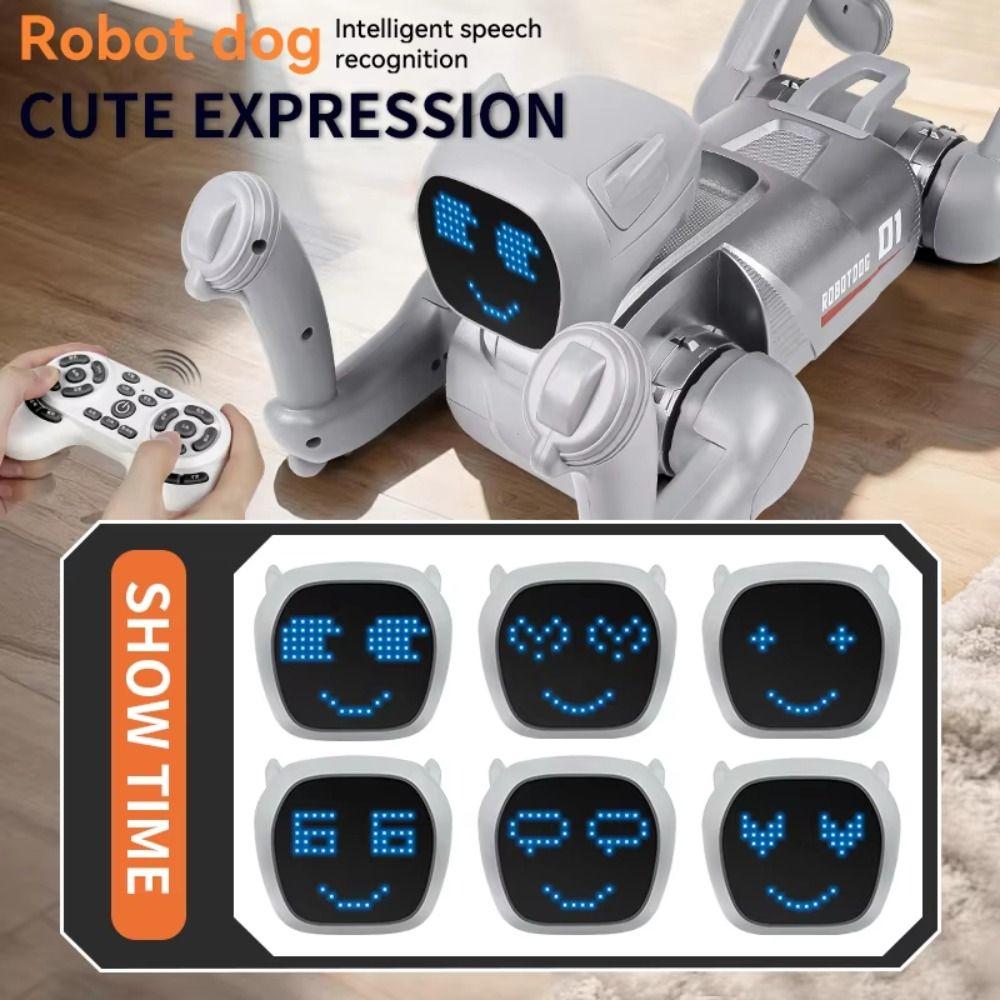 Programmable Smart Robot Dog Remote Control Interactive Robot Dog Voice Command Robot Best Gift