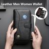HAT1 Car PU Leather Vintage Snap Closure Clutch Bag Storage Pouch For VW Scirocco Jetta Beetle Golf Passat Polo Tiguan Sharan Touran