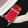 Модный Усовершенствованный Однотонный Чехол с Текстурой Личи для iPhone 17 16 15 14 Pro Max Ударопрочный Защитный Чехол для Телефона