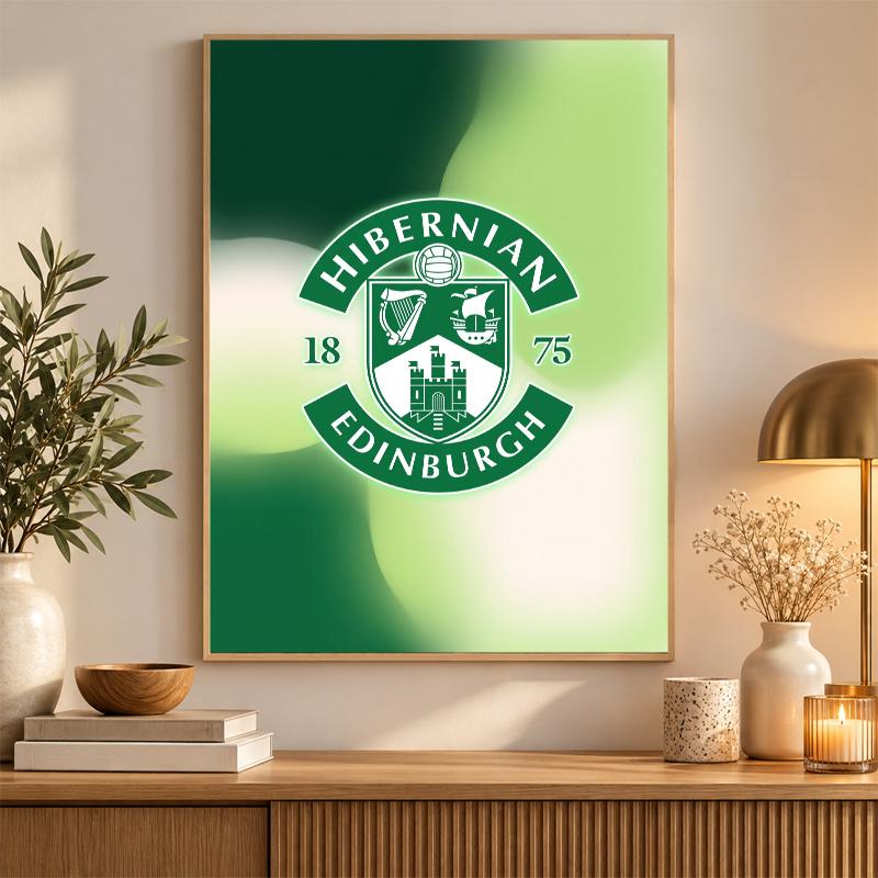 Hibernian FC Diamond Painting Kit 5D Full Drill DIY Diamond Mosaic Wall Art Home Decor