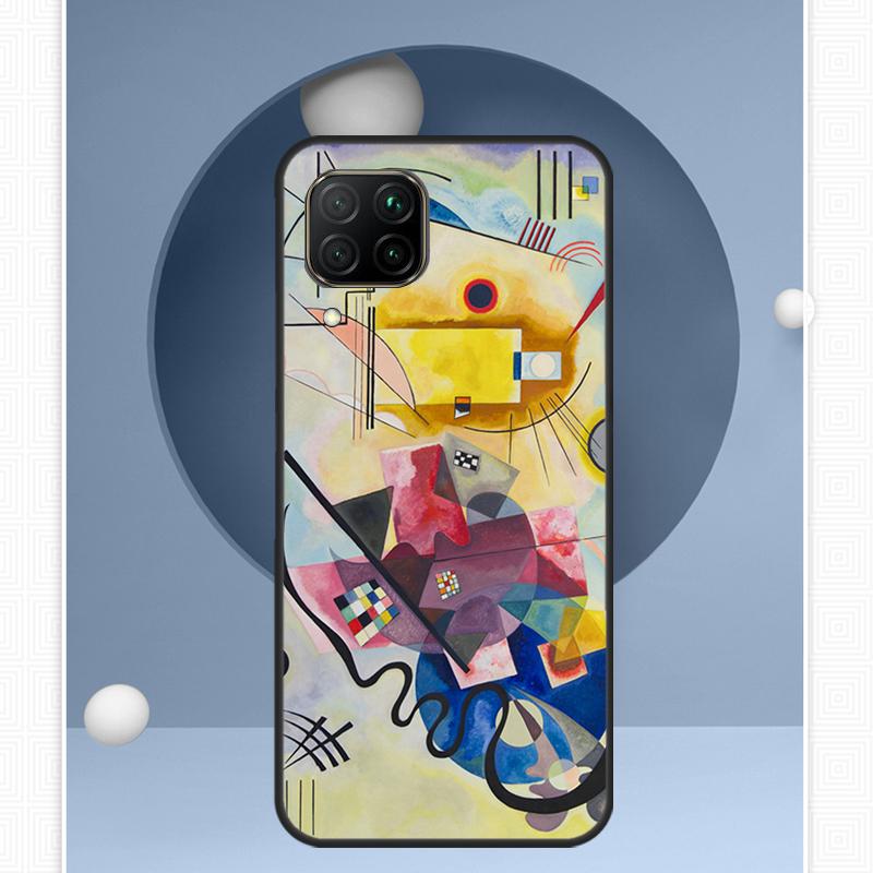Wassily Kandinsky Abstract Artistic For Huawei Nova 12i 12s 11i 8i Y91 Y60 Y70 Y72 Y90 Y61 9 10 SE P20 P40 Lite P30 P60 Pro Case