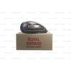 For Royal Enfield "New Bullet 350 Metallic Black Stripe Fuel Tank With Badge"