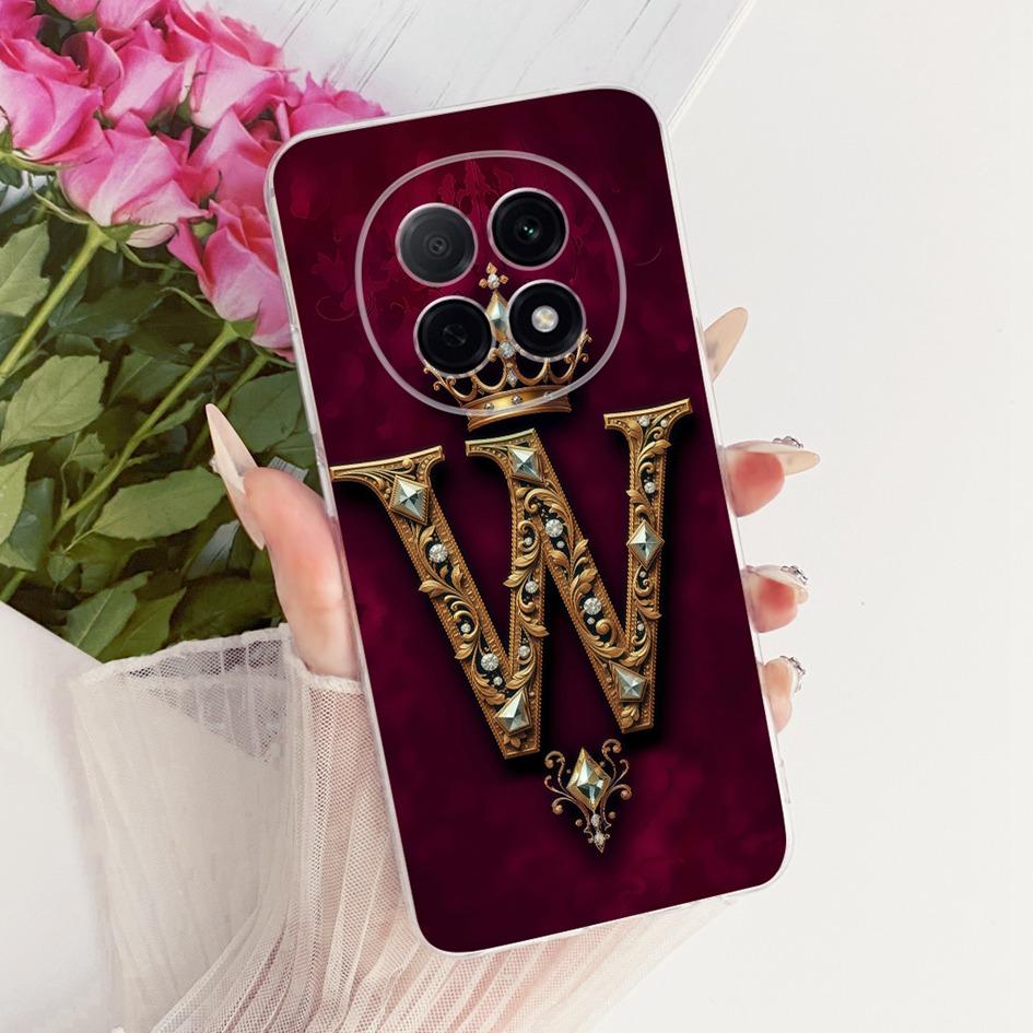 Чехол для OPPO F29 Pro 2025 Модный с инициалами Мягкий силиконовый Защитный чехол для телефона Для OPPO F29 Pro 5G CPH2705 F29Pro