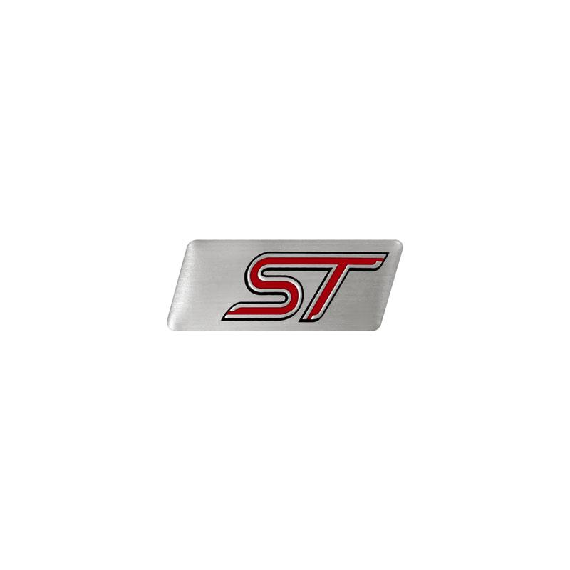 nlbn7 Car Styling RS/ST Logo Small Metal Sticker Emblem Car Steering Wheel Protection Badge Decal For Ford Focus MK3 Mk4 Fiesta Mondeo