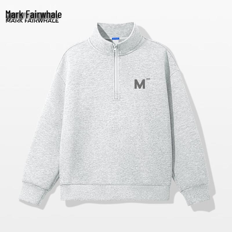 Mark Fairwhale Men's Half-Zip Stand Collar Sweatshirt