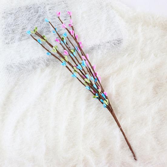 Искусственные растения, привлекательные заусенцы, долговечные стебли искусственных цветов, украшение для пасхальной вечеринки для дома