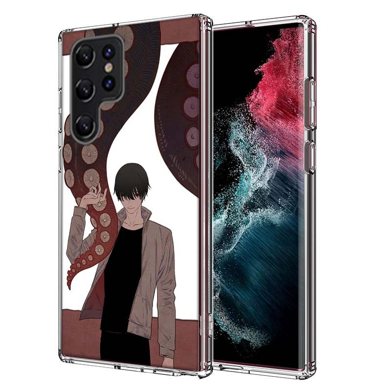 Chainsaw Man Yoshida Capa Phone Case For Samsung S26 Ultra S25 Edge Galaxy S23 S21 S20 S24 FE S22 S10 Plus Cover Clear TPU Shell