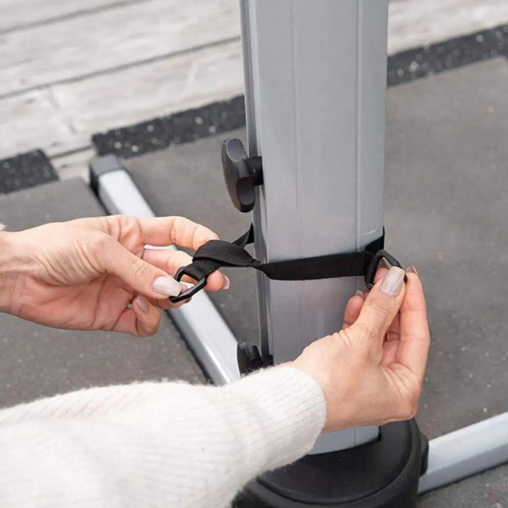 Weatherproof Umbrella Windproof Band Quick Installation Fixed Strap  Commercial