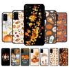 Autumn Leaves Fall Fox Pumpkin Halloween Phone Case for Samsung S21 S10 Lite S20 Ultra S9 S8 Plus S7 S6 Edge S5 Cover