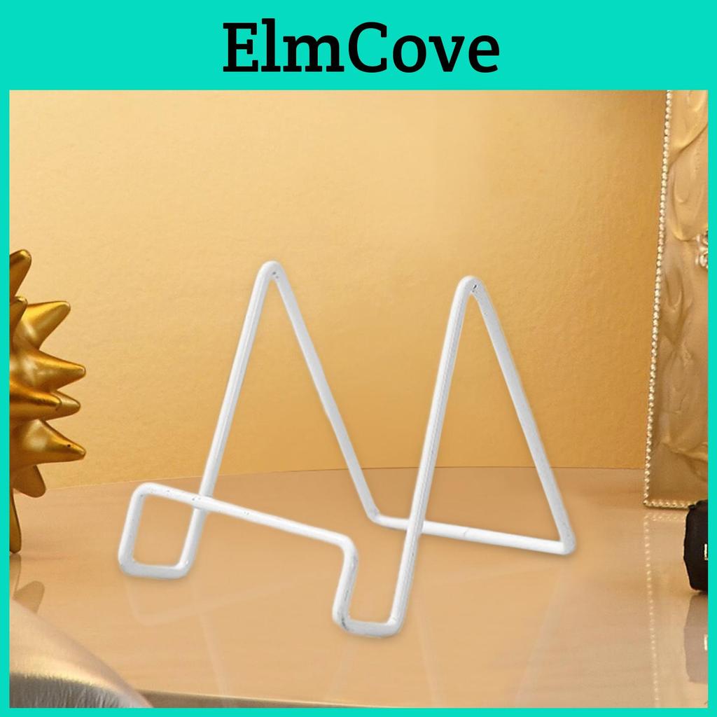 Display Plate Stand Easel Metal Art Dishes Decorative Storage Holder For Party Props